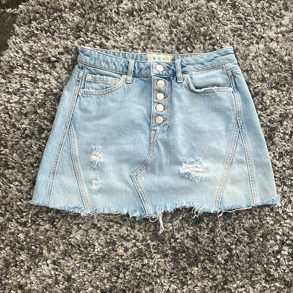 Free People Demin Skirt